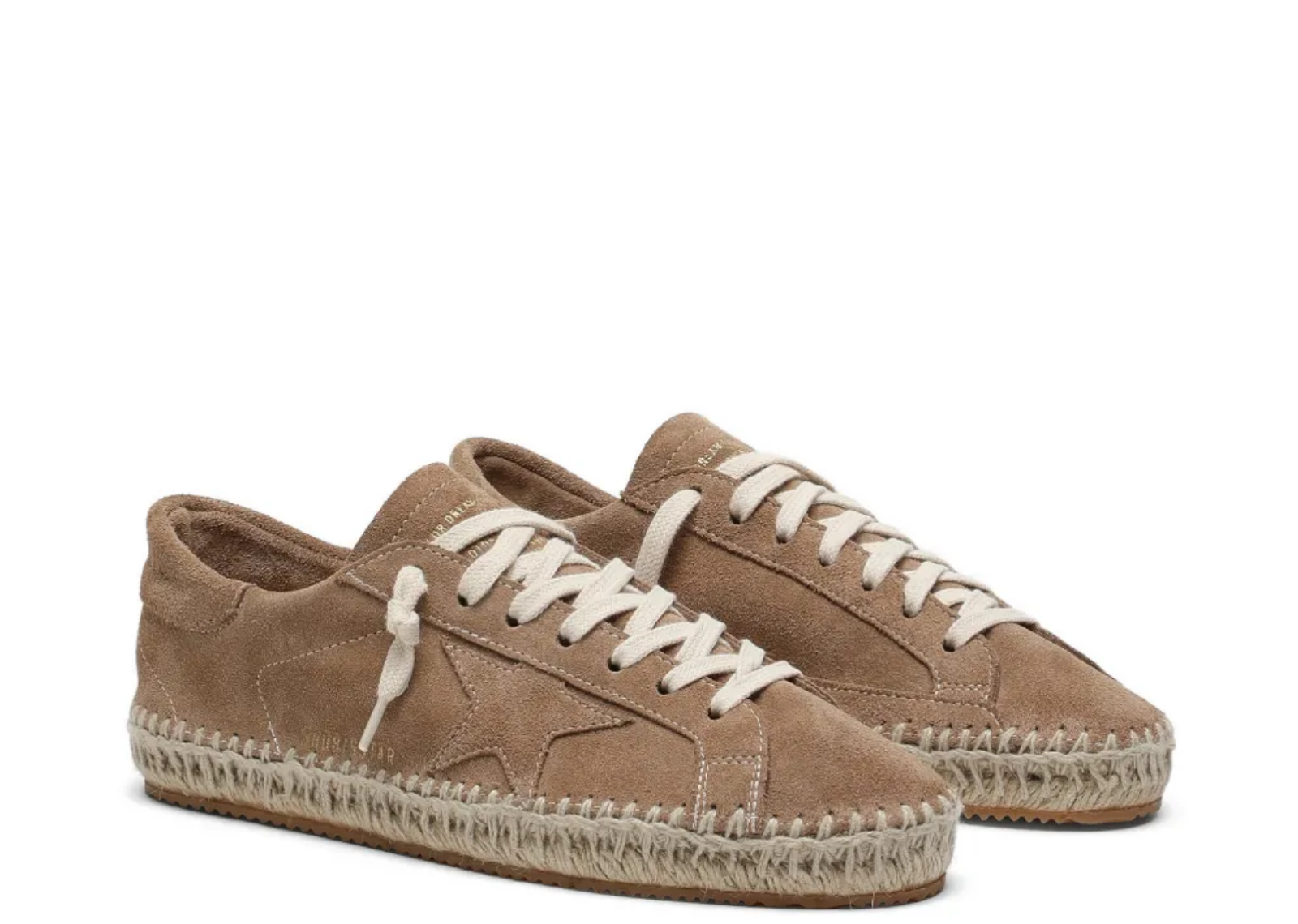 golden goose super star tobacco suede beige suede star rope sole w 2 1