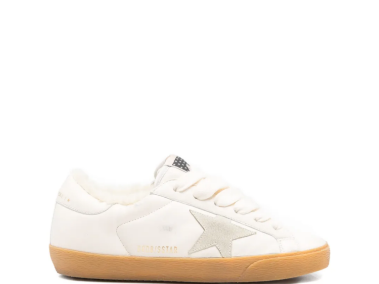 golden goose super star white nappa suede star shearling lining w 1 1