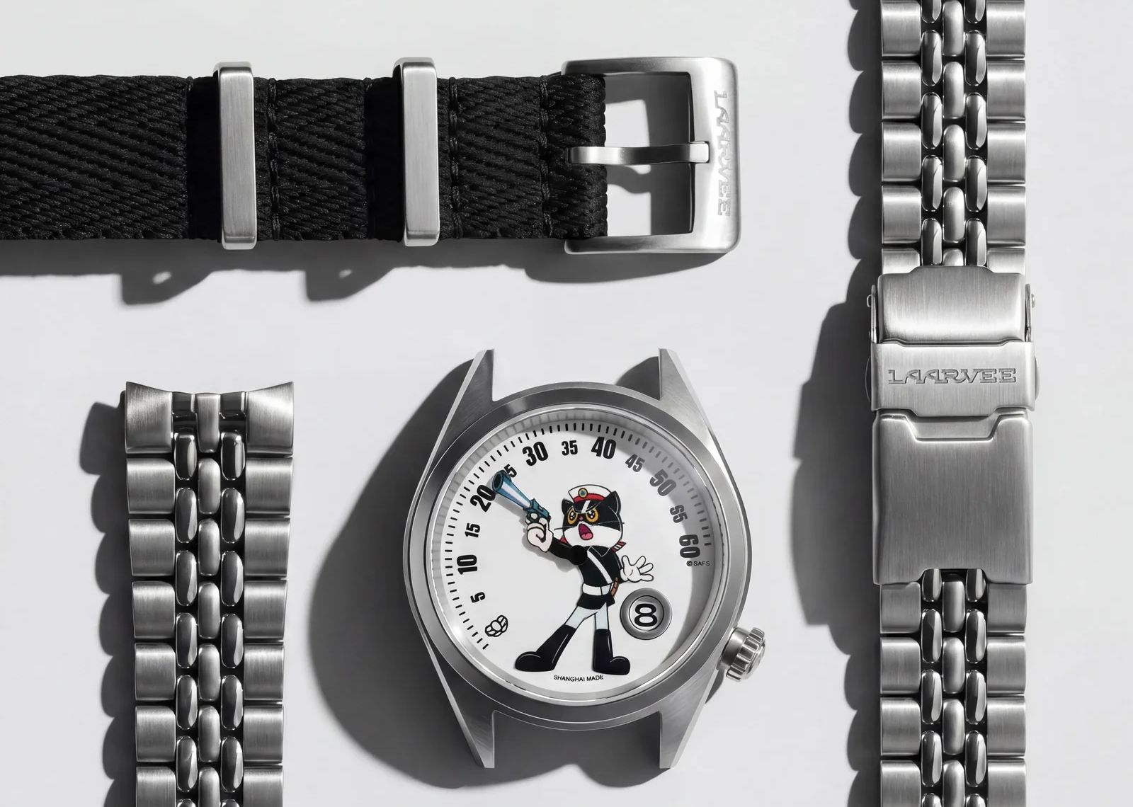 laarvee mr black silver precision steel mrblk 6