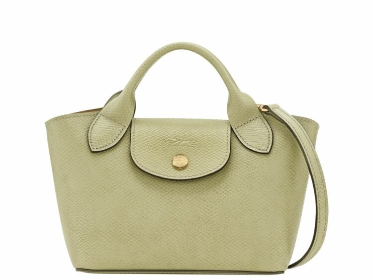 longchamp epure xs tote bag almond green 1 1