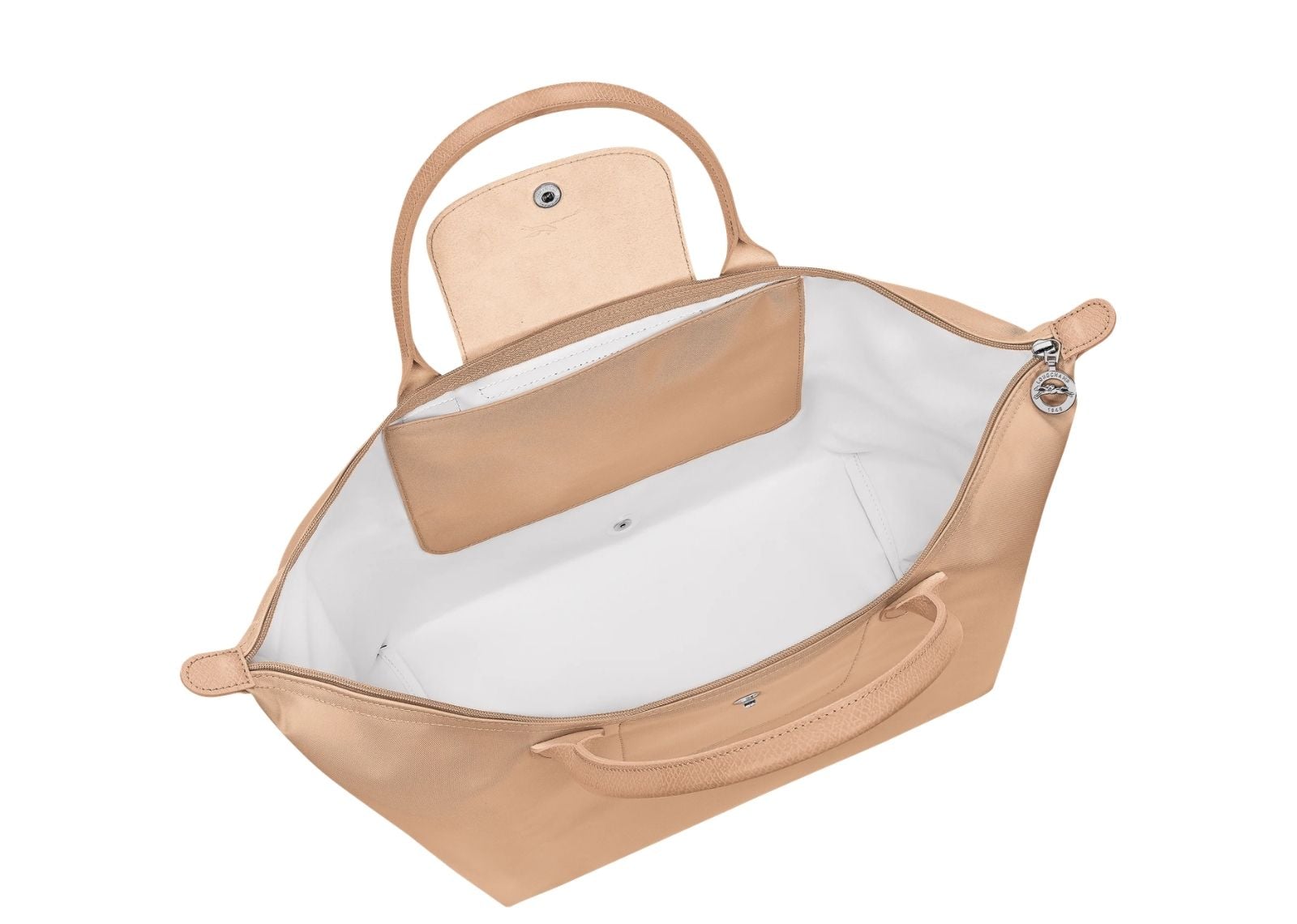 longchamp le pliage one large handbag beige 4 1