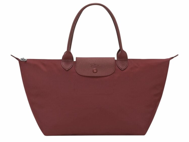 longchamp le pliage one large handbag burgundy 1 1