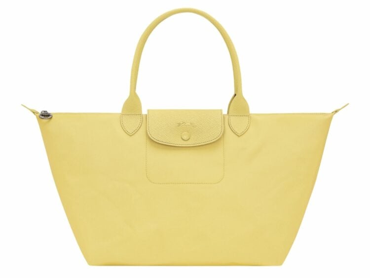 longchamp le pliage one large handbag lime 1 1