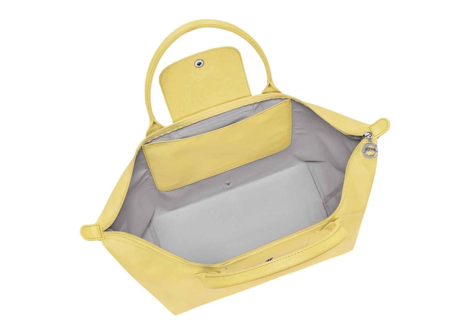 longchamp le pliage one large handbag lime 4 1
