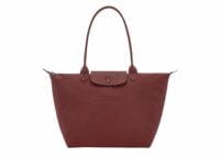 longchamp le pliage one large tote bag burgundy 1 1