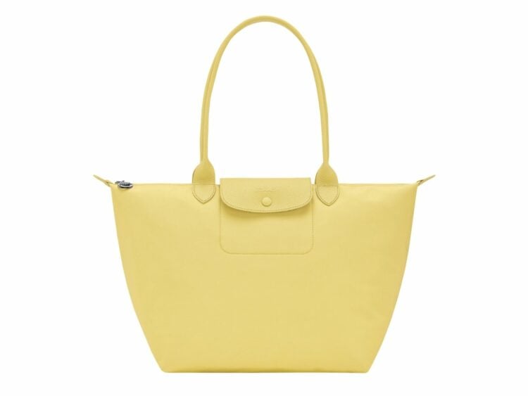 longchamp le pliage one large tote bag lime 1 1