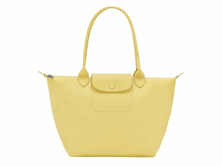 longchamp le pliage one medium tote bag lime 1 1
