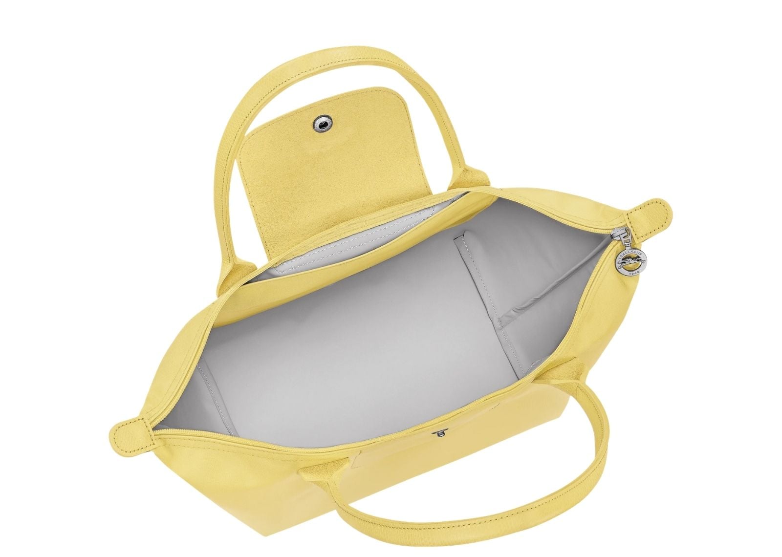 longchamp le pliage one medium tote bag lime 4 1