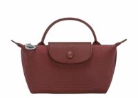 longchamp le pliage one pouch burgundy 1 1