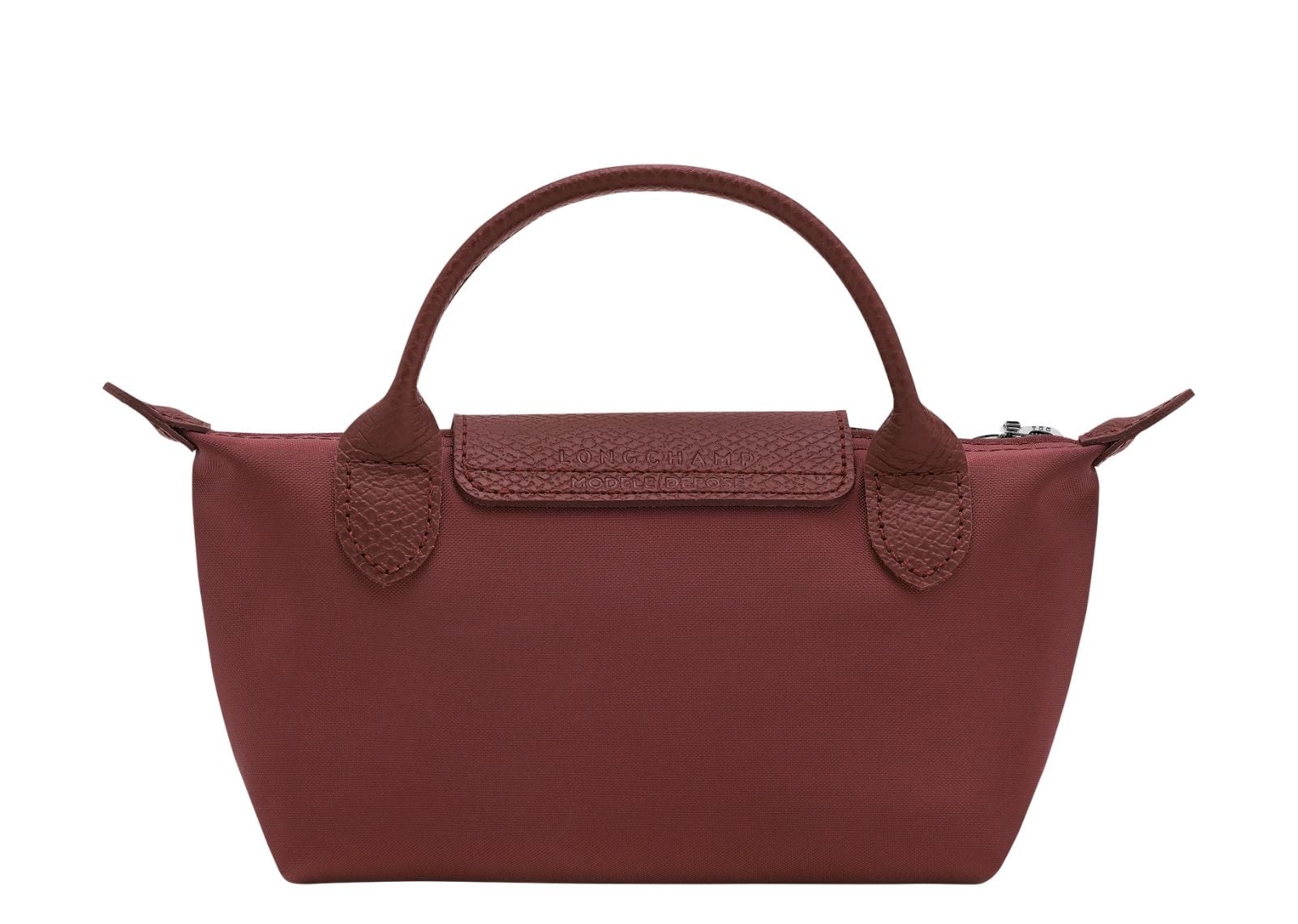 longchamp le pliage one pouch burgundy 3 1