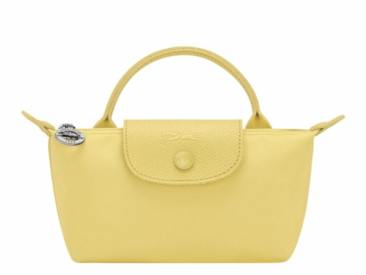 longchamp le pliage one pouch lime 1 1