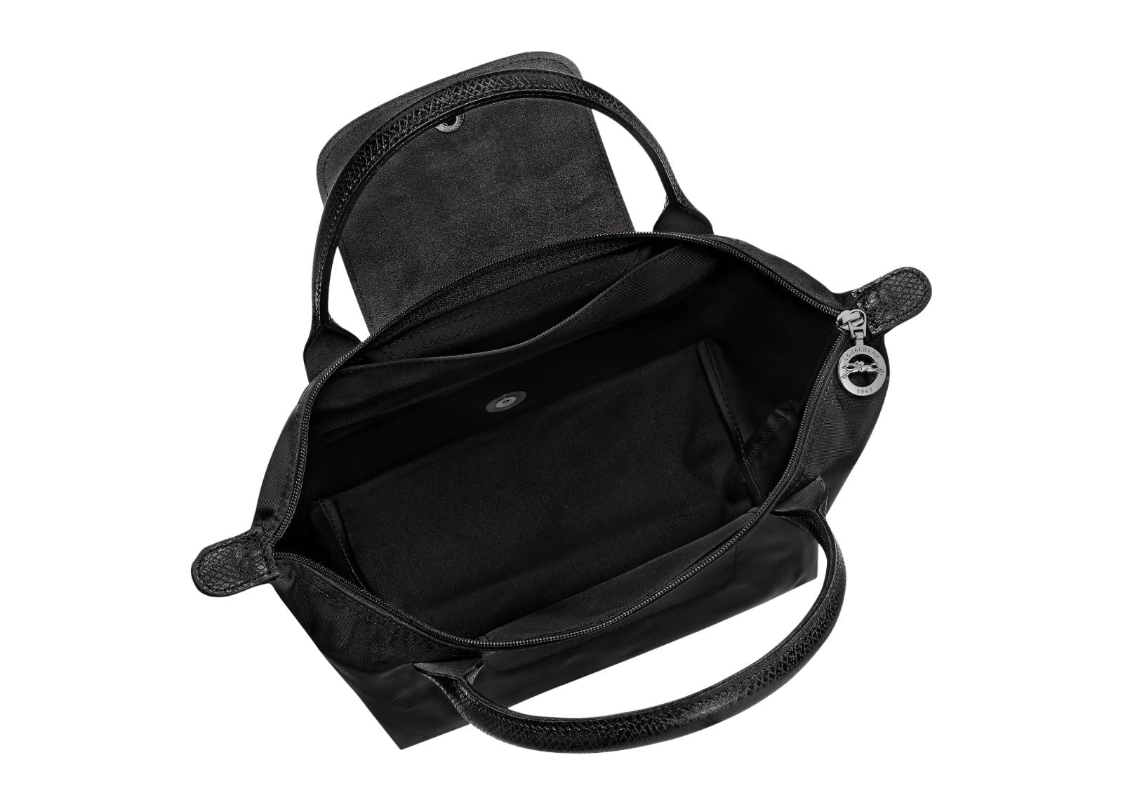 longchamp le pliage one s handbag black 4 1