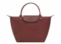 longchamp le pliage one small handbag burgundy 1 1