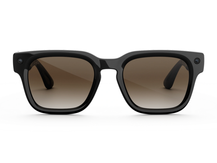 meta fury ai smart glasses brown gradient lens black 1 1