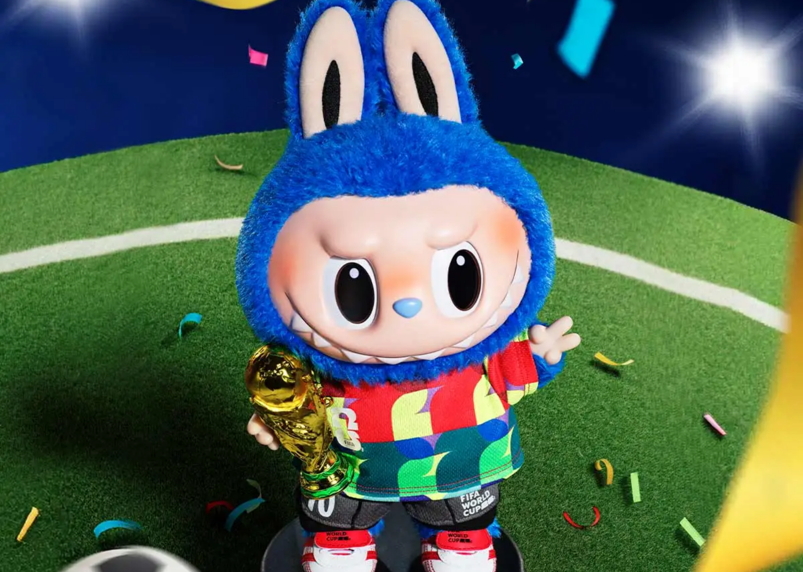 pop mart the monsters x fifa series labubu catch the win vinyl plush doll 2 1