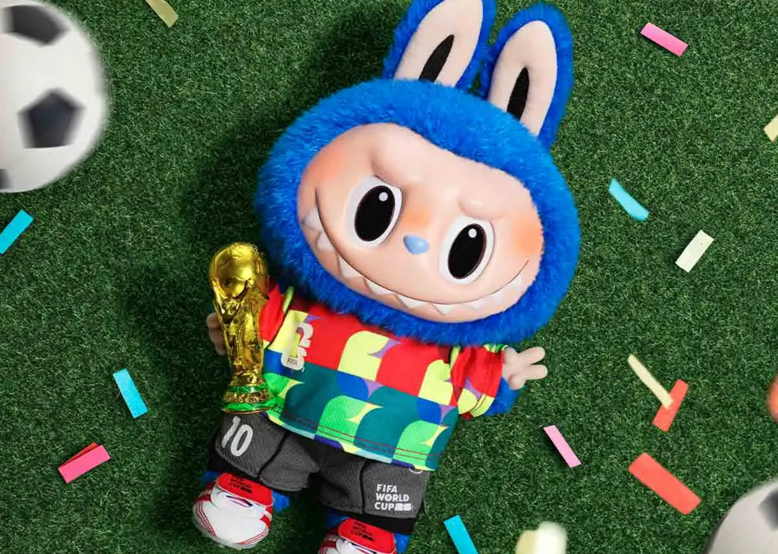 pop mart the monsters x fifa series labubu catch the win vinyl plush doll 3 1