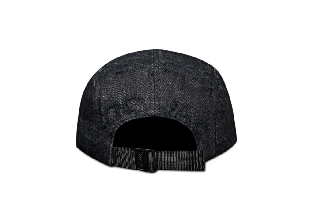 Supreme Frayed Logos Denim Camp Cap Black - SS21H9-BLACK | Sneaker