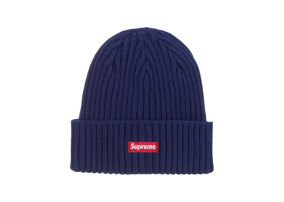 Supreme Overdyed Beanie (SS25) Navy