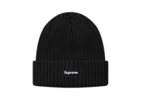 supreme ribbed beanie black 1 1