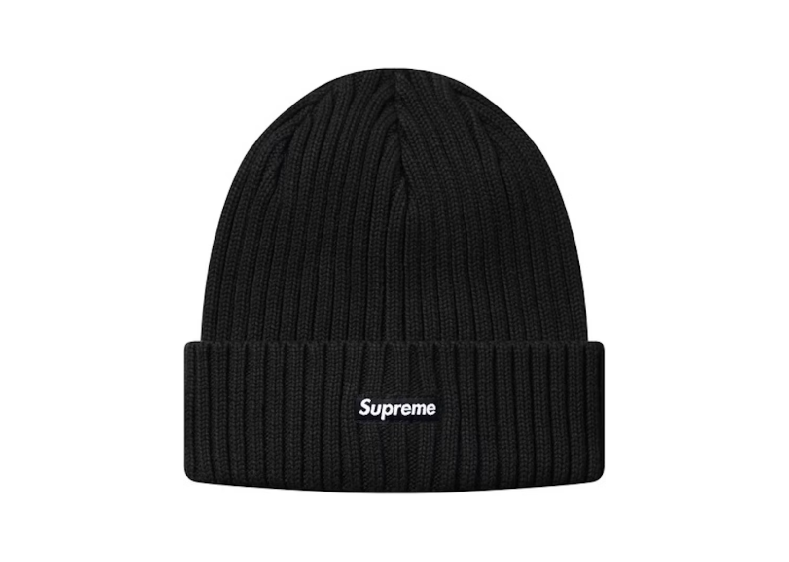 supreme ribbed beanie black 1 1