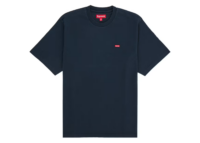 supreme small box tee ss26 navy 1 1