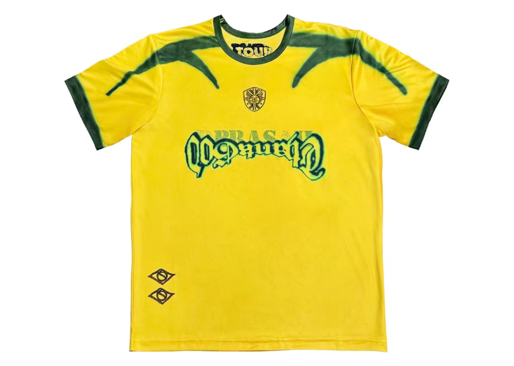 Travis Scott Brazil Soccer Jersey Yellow - TRA-TRAVIS-607