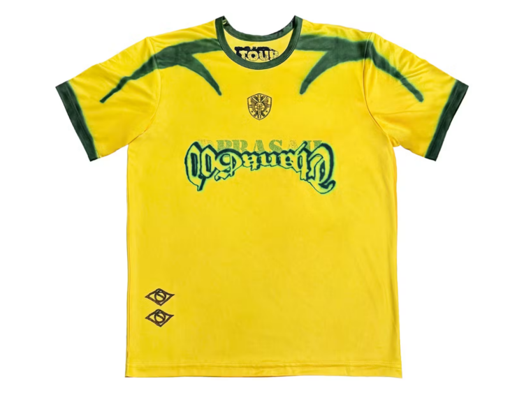 travis scott brazil soccer jersey yellow 1 1