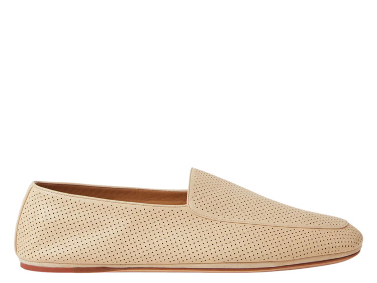 loro piana anton walk loafer lambskin desert bloom