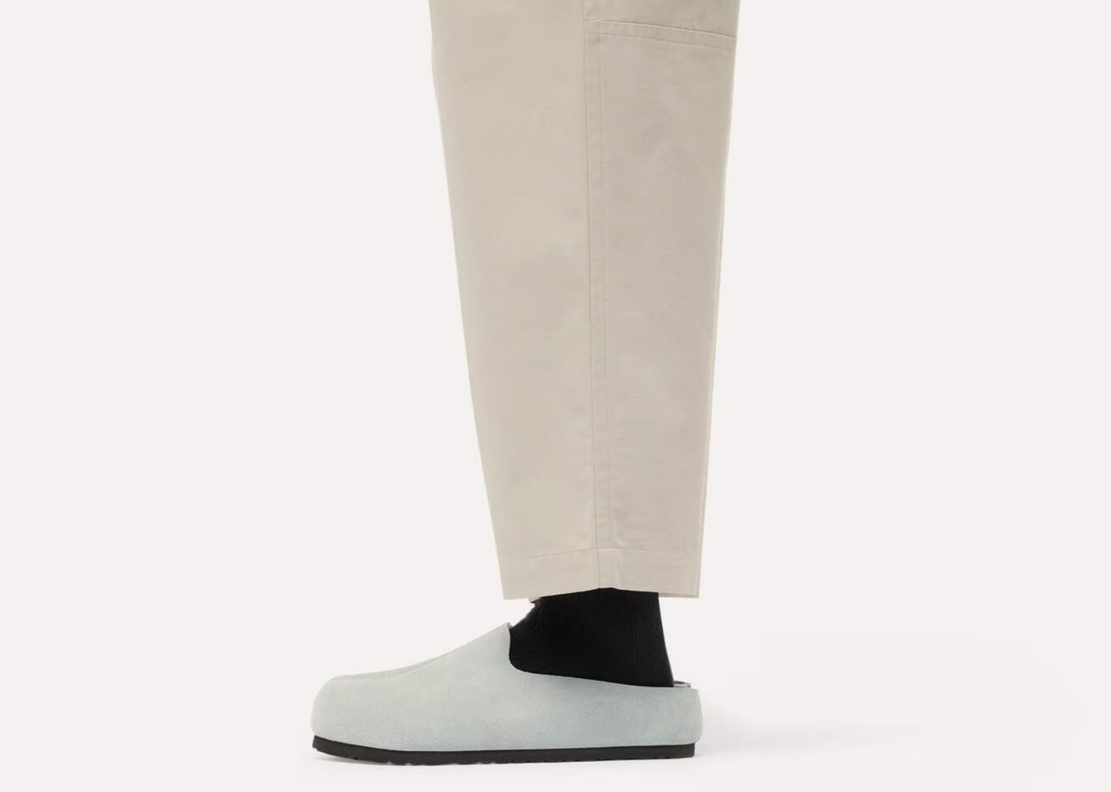 birkenstock amsterdam wrapped suede leather pure sage 5 1
