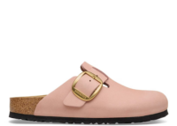 Birkenstock Boston Big Buckle Nubuck Soft Pink