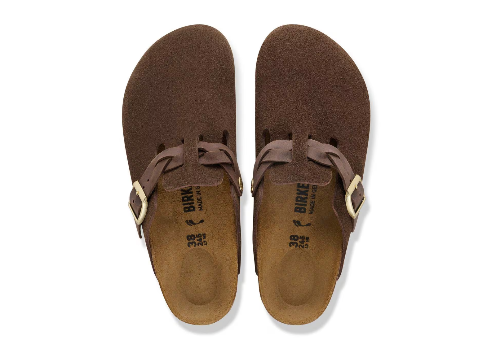 birkenstock boston braided suede carafe 3 1
