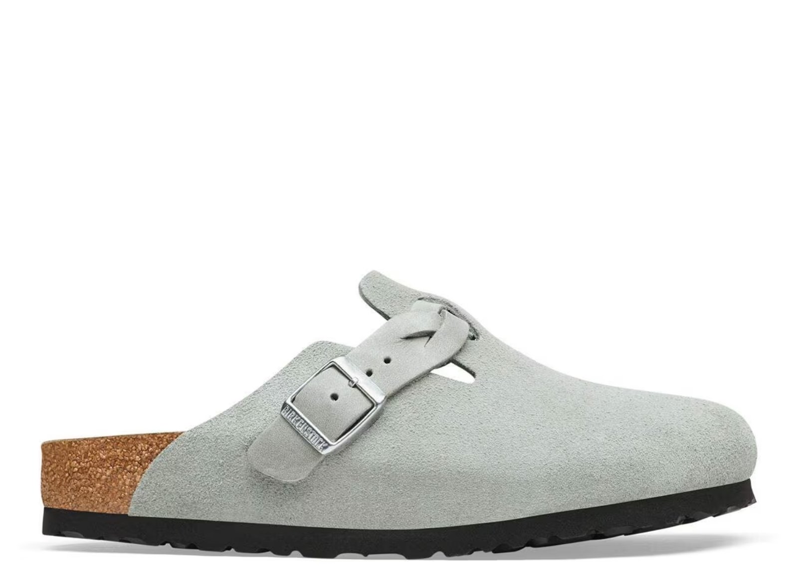 birkenstock boston braided suede pure sage 1 1