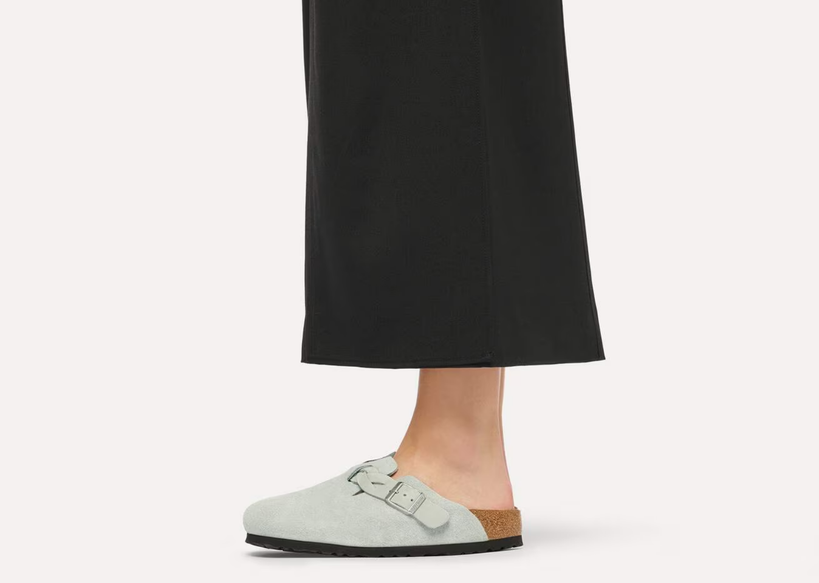 birkenstock boston braided suede pure sage 5 1