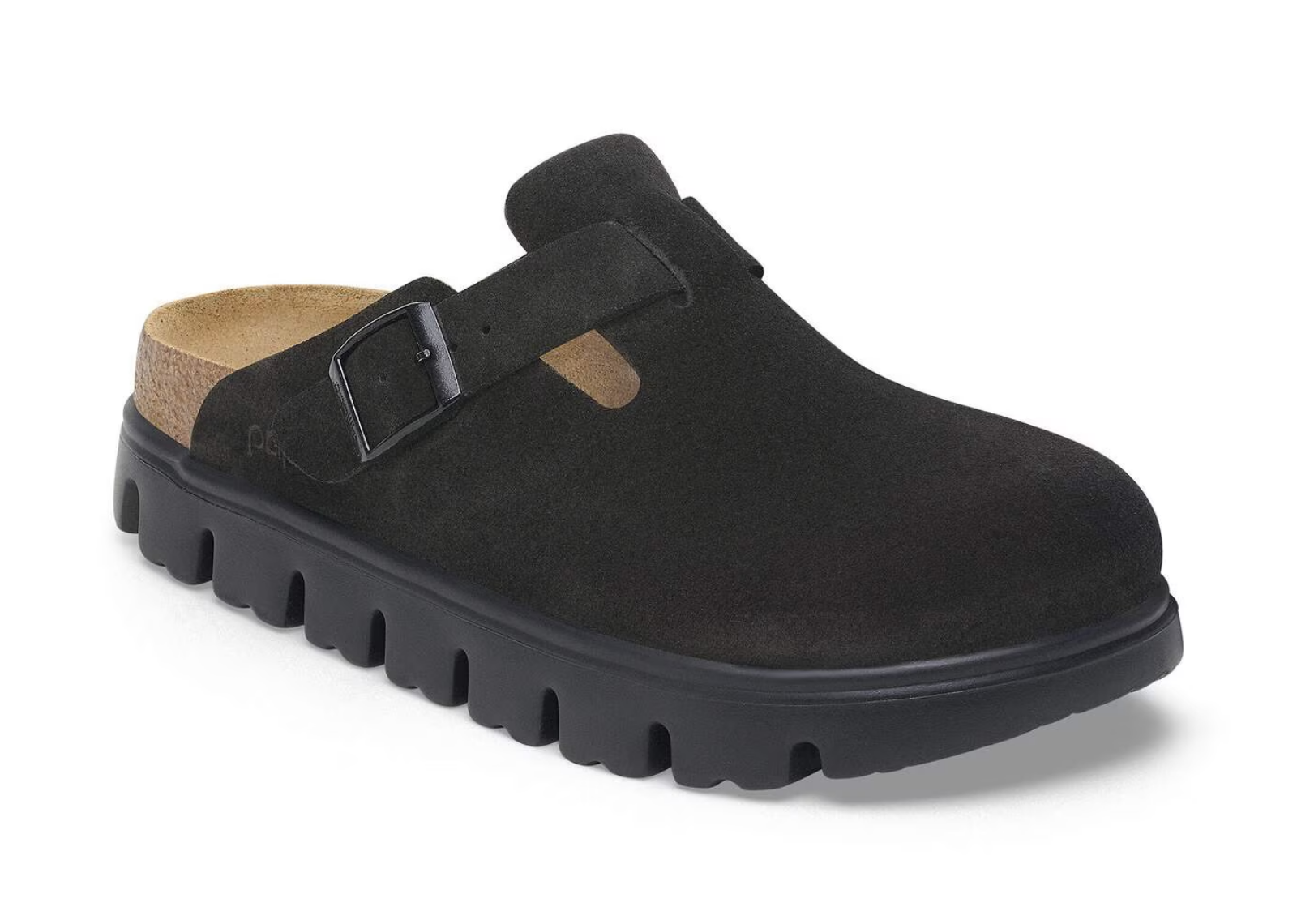 Birkenstock Boston Chunky Suede Black/Black - görsel 2