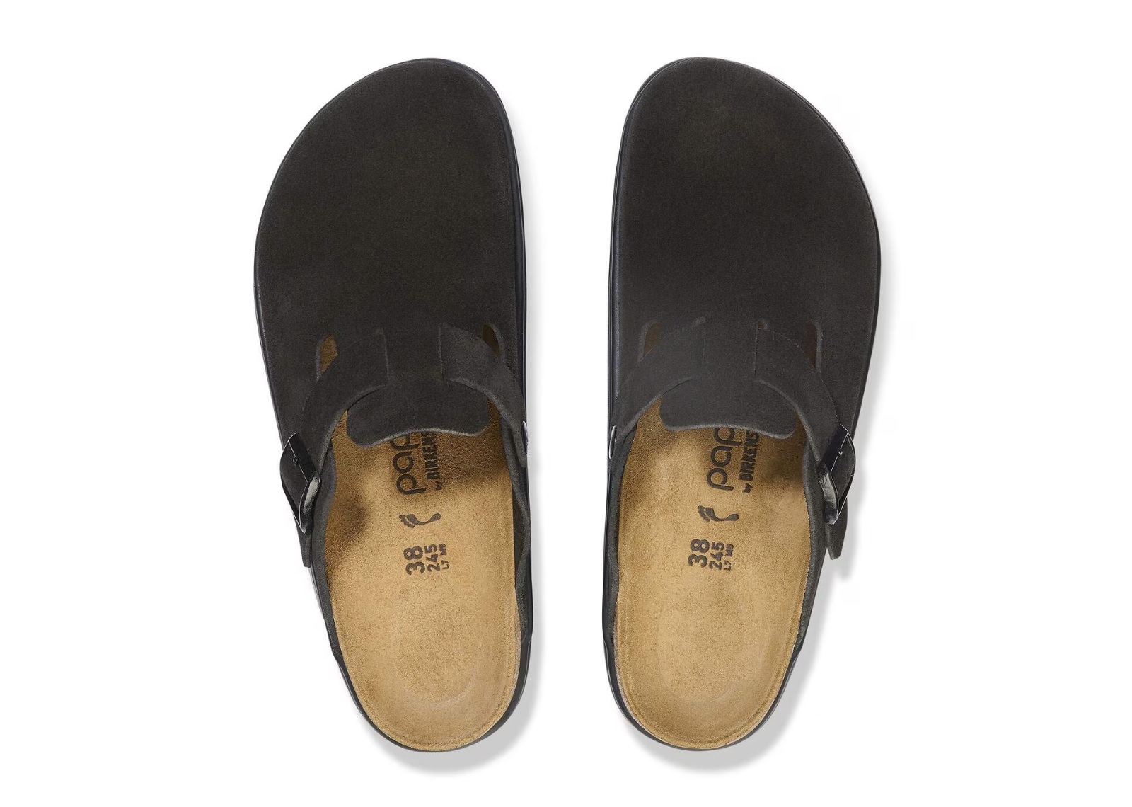 Birkenstock Boston Chunky Suede Black/Black - görsel 3