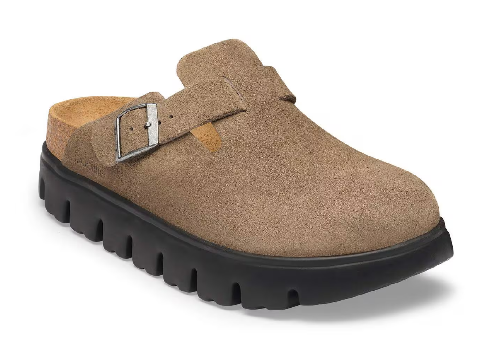 Birkenstock Boston Chunky Suede Gray Taupe - görsel 2