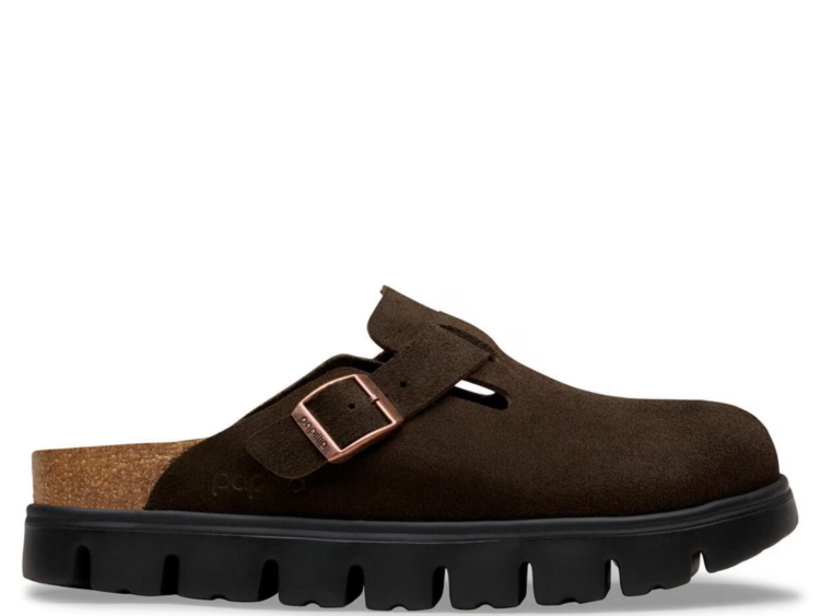 Birkenstock Boston Chunky Suede Mocca