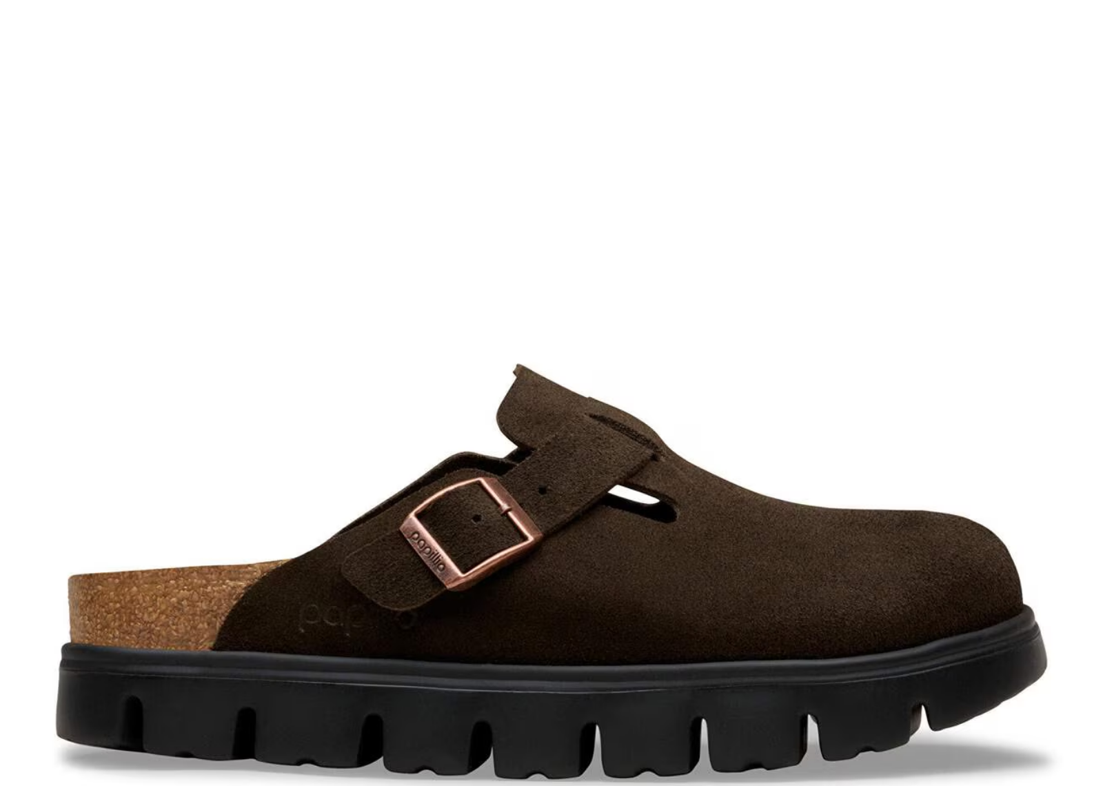 Birkenstock Boston Chunky Suede Mocca