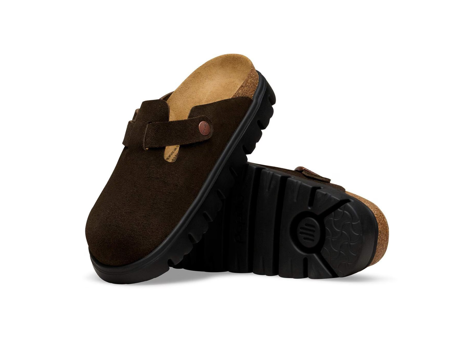 Birkenstock Boston Chunky Suede Mocca - görsel 4