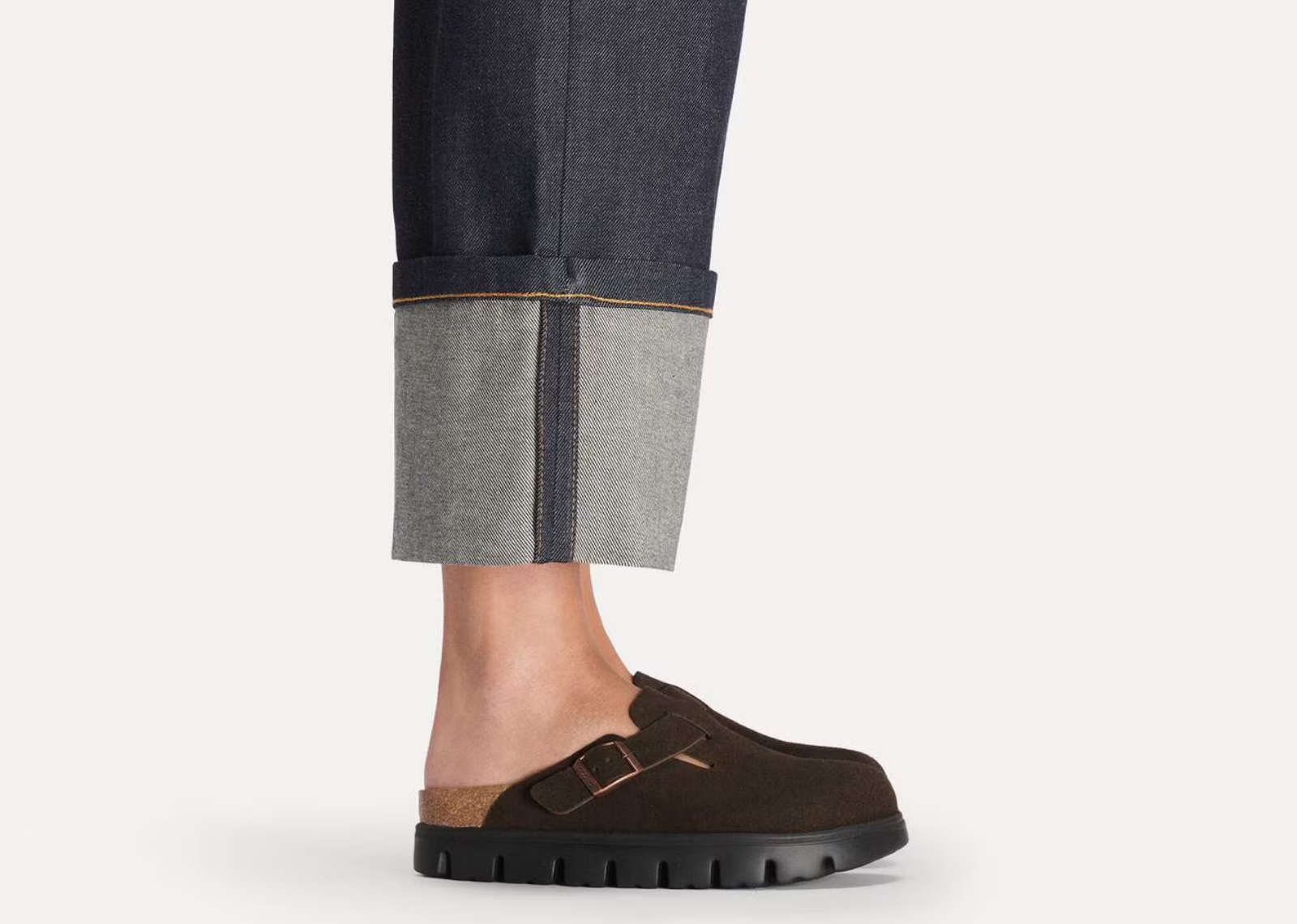 Birkenstock Boston Chunky Suede Mocca - görsel 5