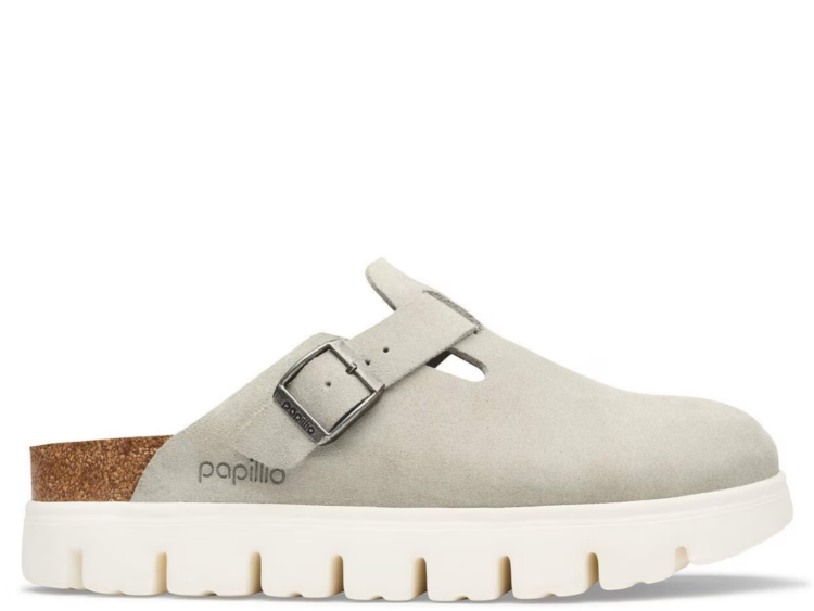 Birkenstock Boston Chunky Suede Oyster