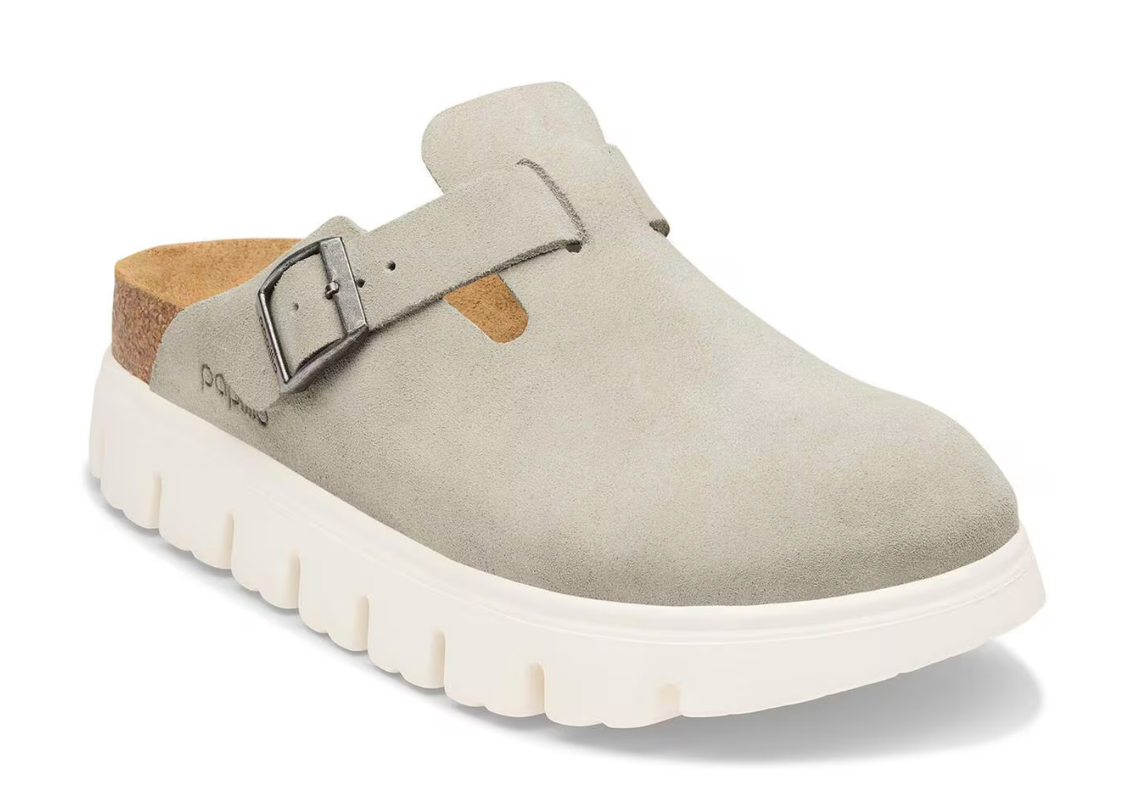 Birkenstock Boston Chunky Suede Oyster - görsel 2