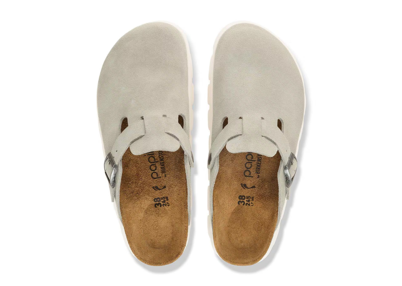 Birkenstock Boston Chunky Suede Oyster - görsel 3