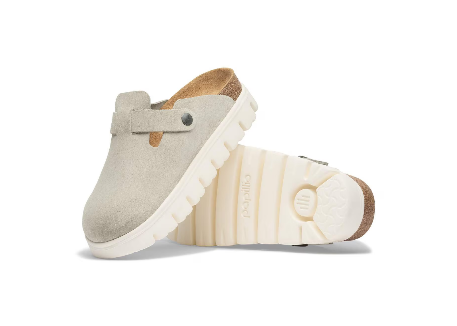 Birkenstock Boston Chunky Suede Oyster - görsel 4