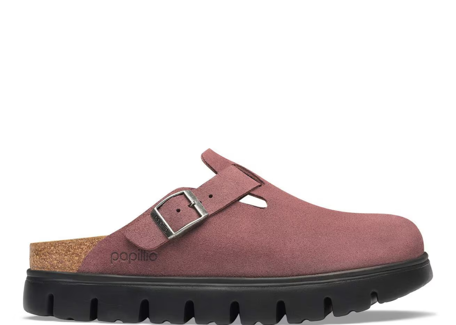 Birkenstock Boston Chunky Suede Pepper