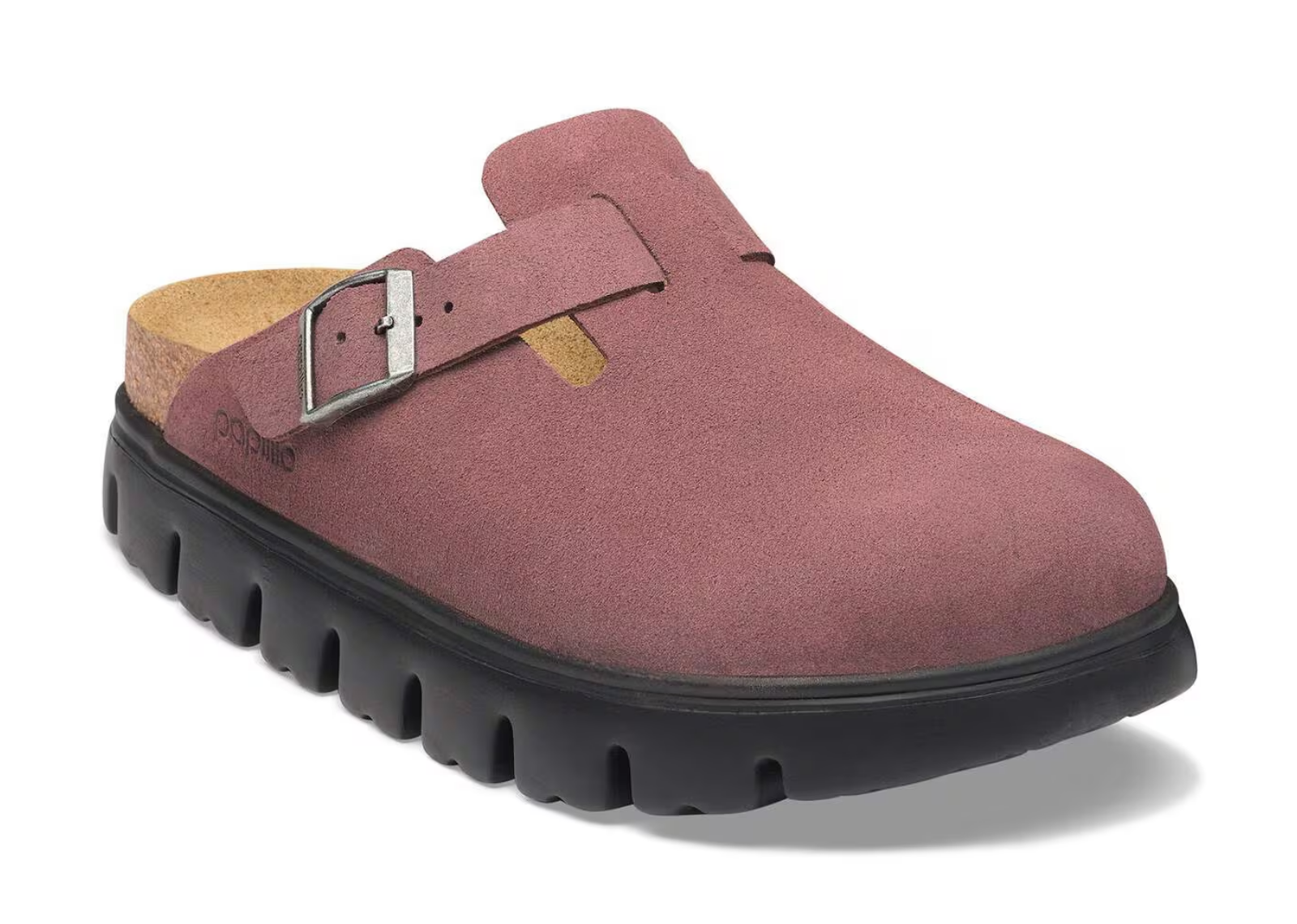 Birkenstock Boston Chunky Suede Pepper - görsel 2