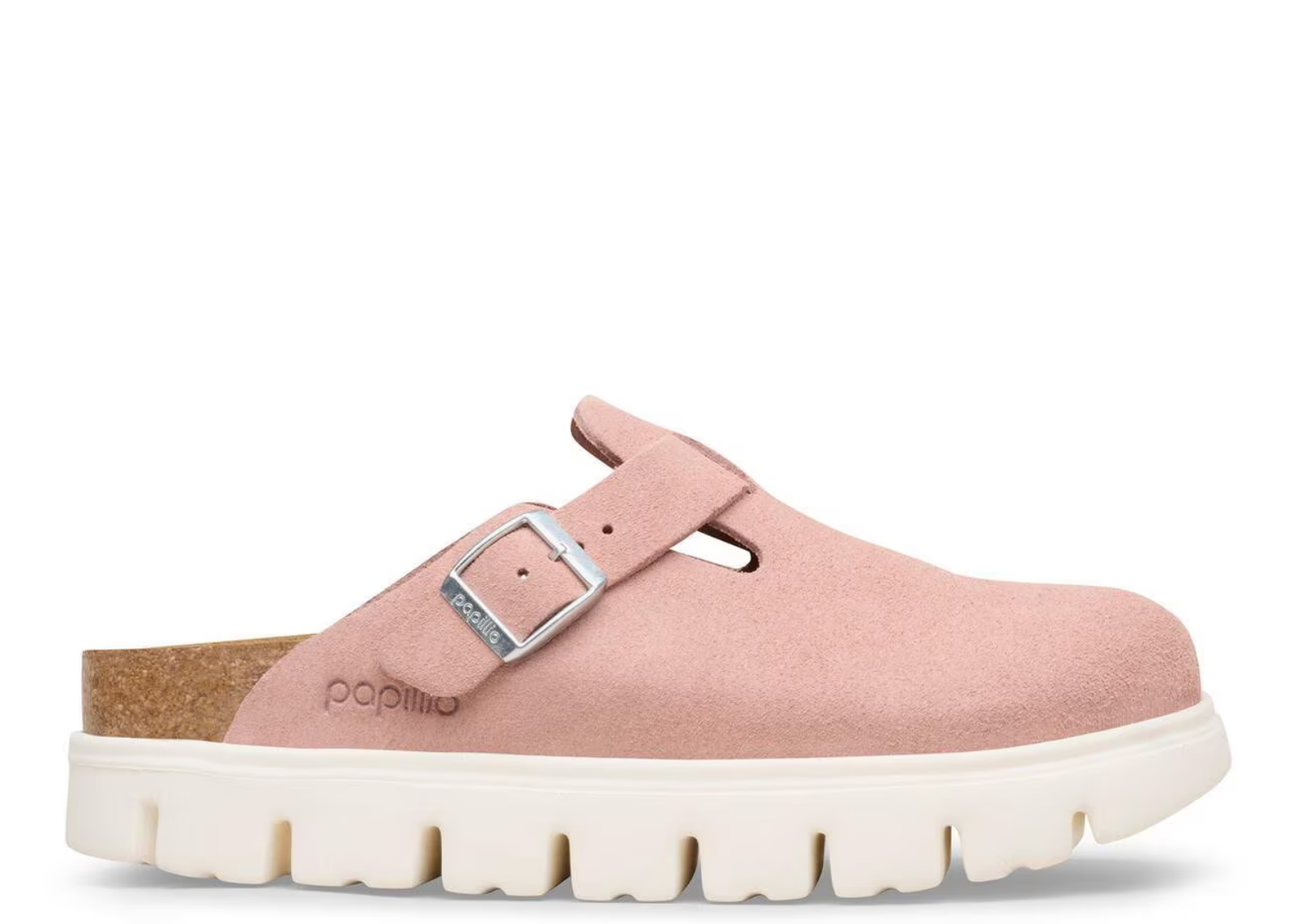 Birkenstock Boston Chunky Suede Pink Clay