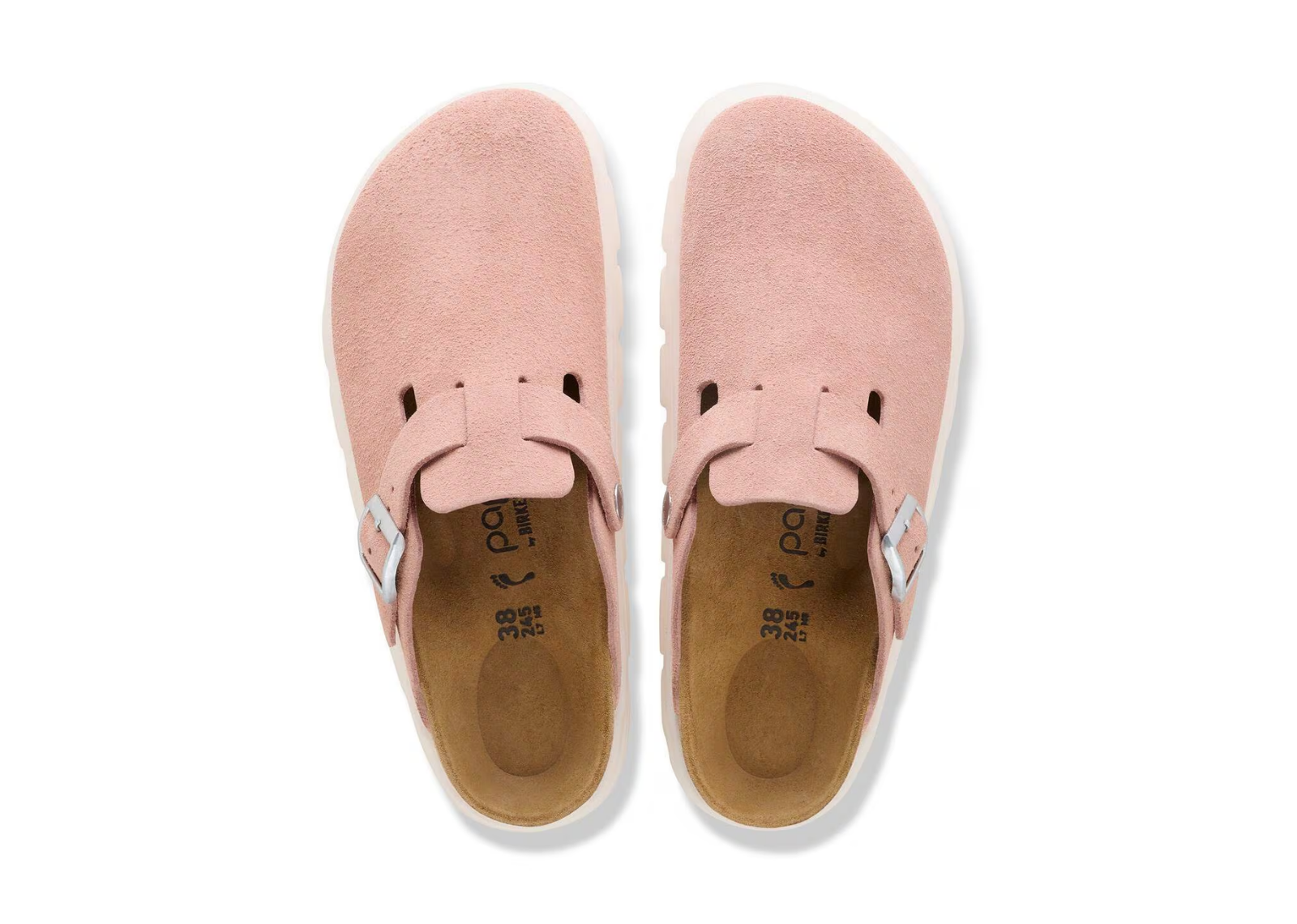 Birkenstock Boston Chunky Suede Pink Clay - görsel 3