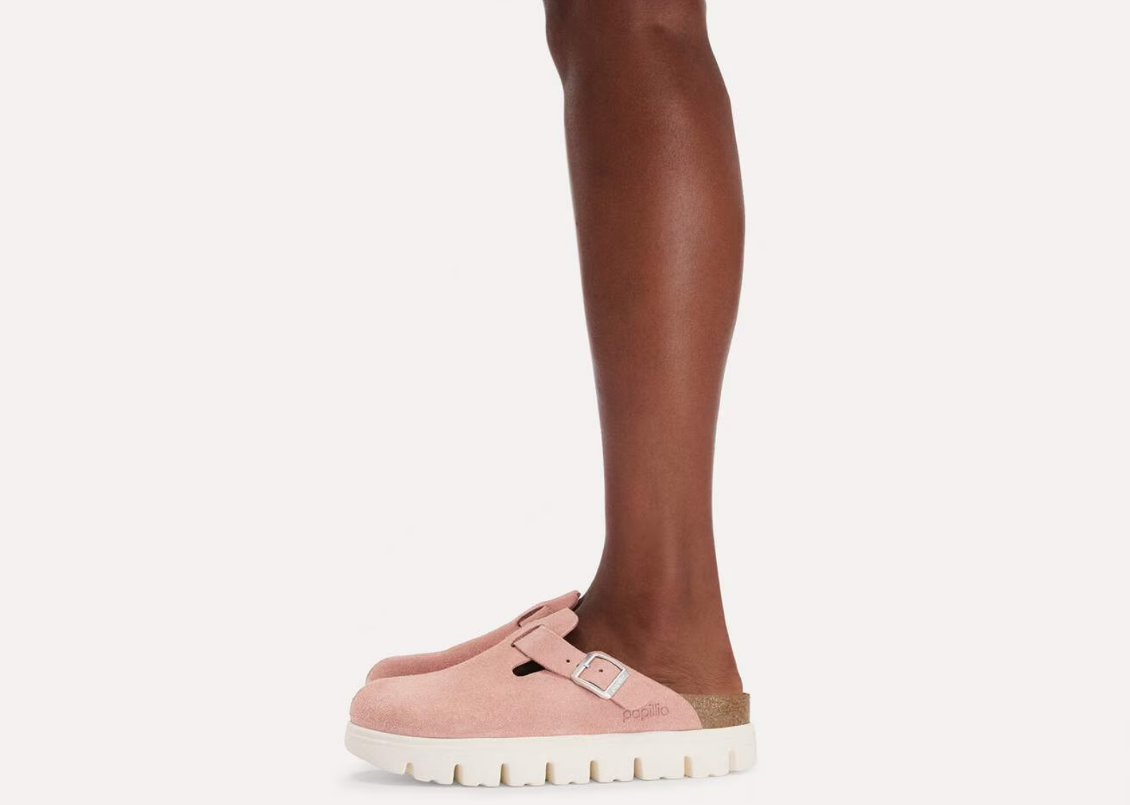 Birkenstock Boston Chunky Suede Pink Clay - görsel 5