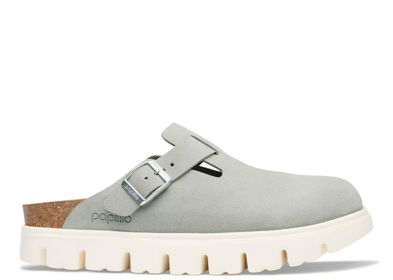 Birkenstock Boston Chunky Suede Pure Sage